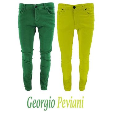 new-mens-georgio-peviani-vice-jeans-yellow-green-slim-fit-leg-basic-denim-jeans