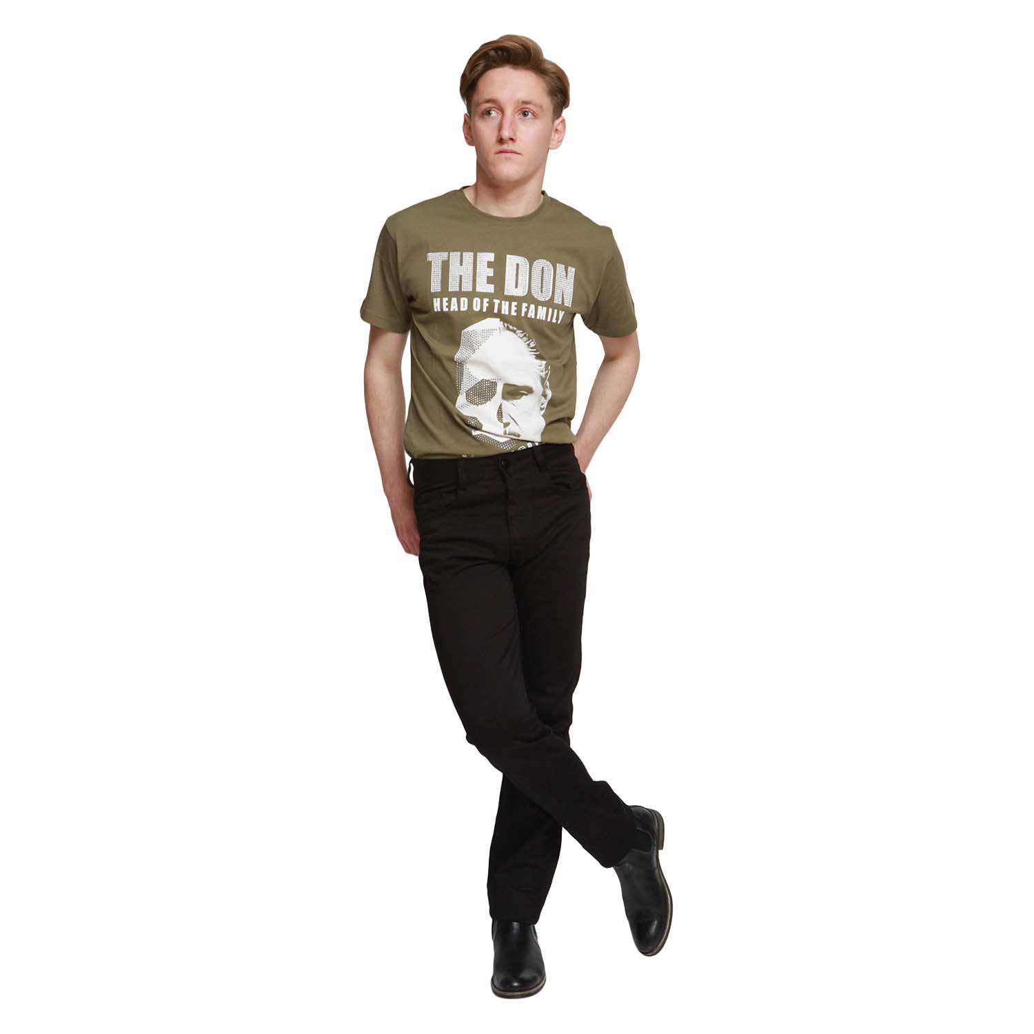 Peviani Slim Fit Smart Black Chino Trouser