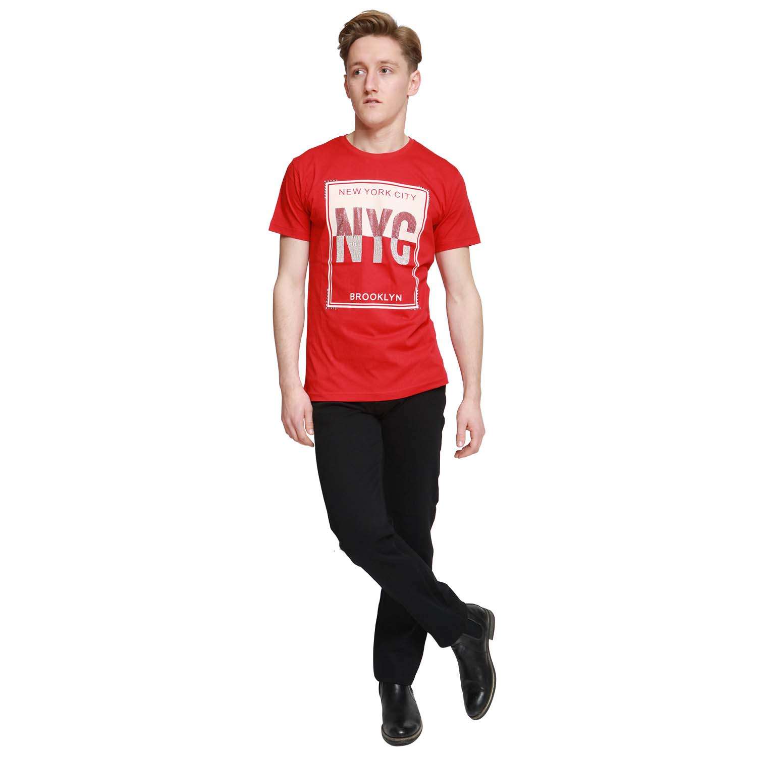 Red Georgio Peviani New York City T-Shirt