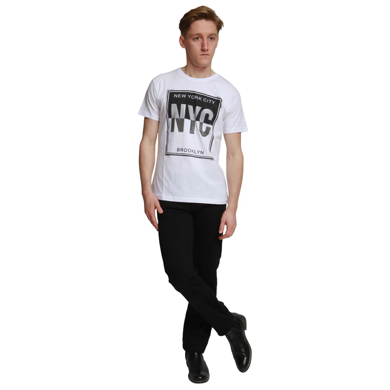 White Georgio Peviani New York City T-Shirt